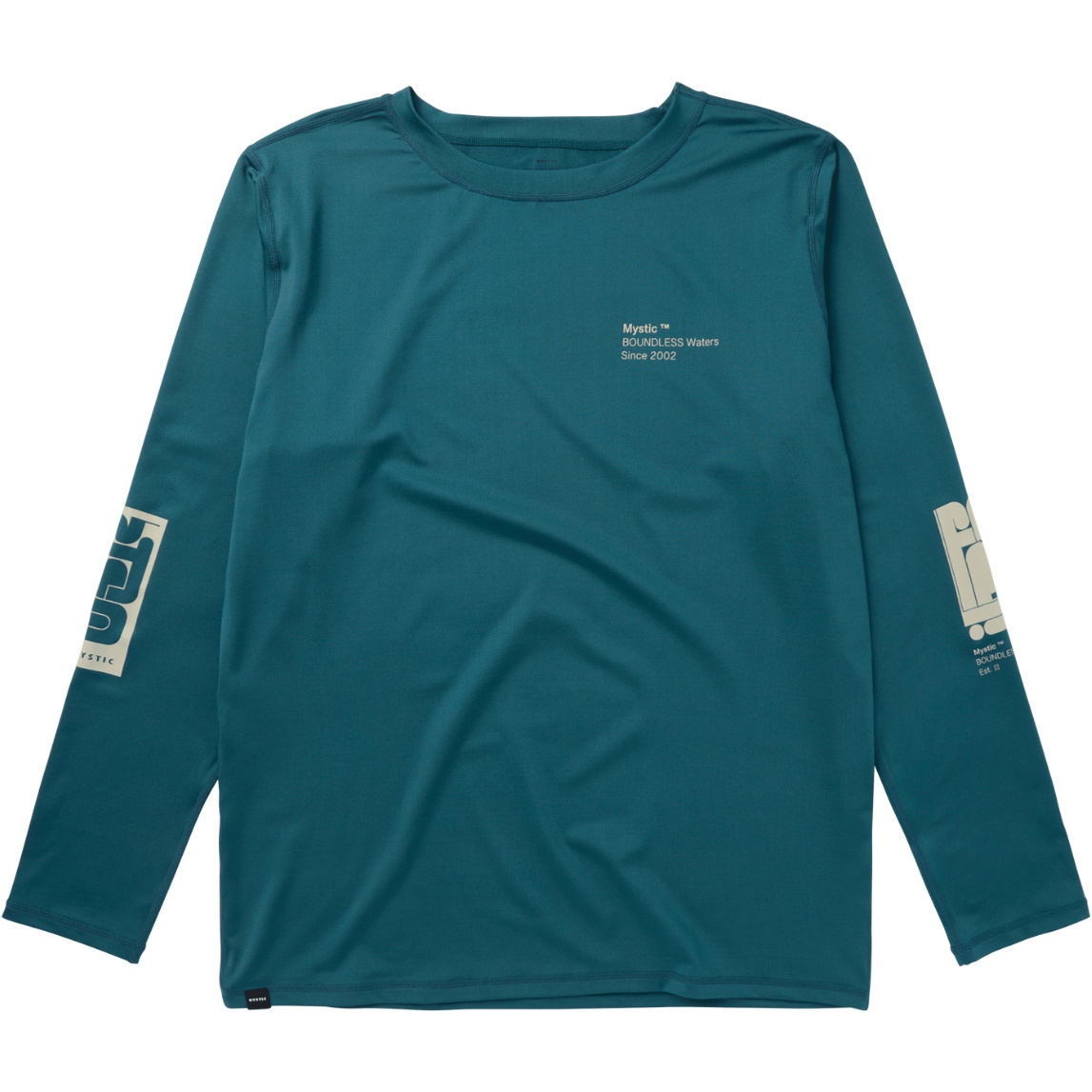 2026 Mystic Mens Boarding Long Sleeve Lycra Vest 35001.250760 - Teal
